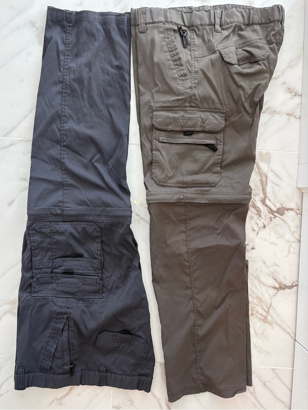 2 Pair Men's Convertible Cargo Pants